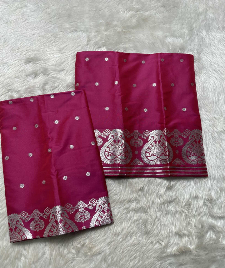 SIlver Jari - Dhaga Mina - Mix Set Mekhela Sador