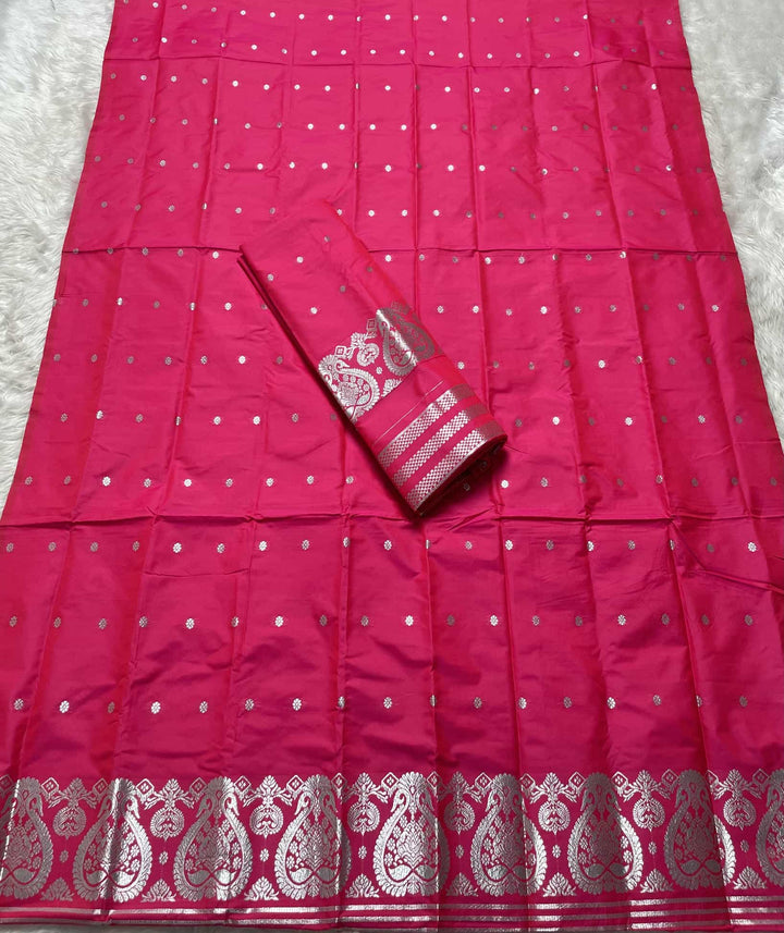 SIlver Jari - Dhaga Mina - Mix Set Mekhela Sador