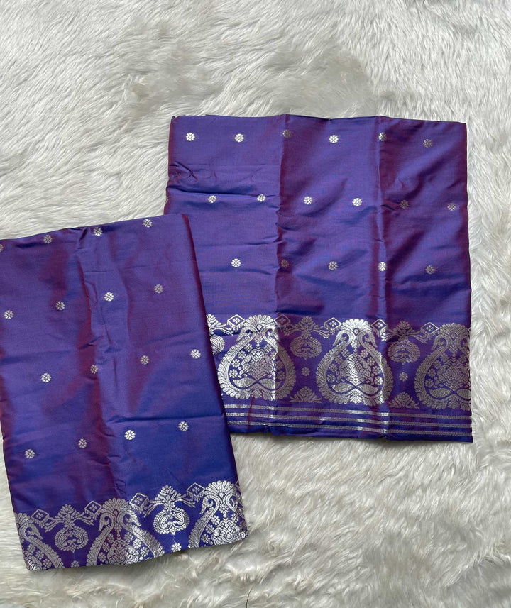 SIlver Jari - Dhaga Mina - Mix Set Mekhela Sador