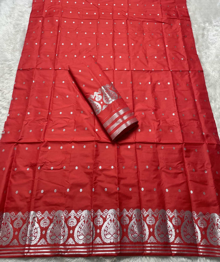 SIlver Jari - Dhaga Mina - Mix Set Mekhela Sador