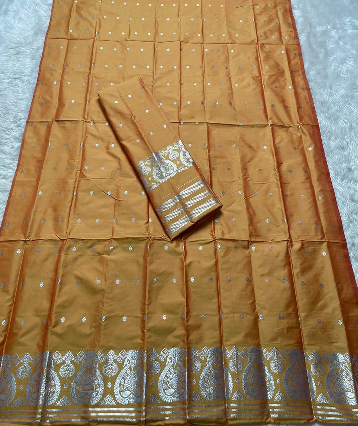 SIlver Jari - Dhaga Mina - Mix Set Mekhela Sador