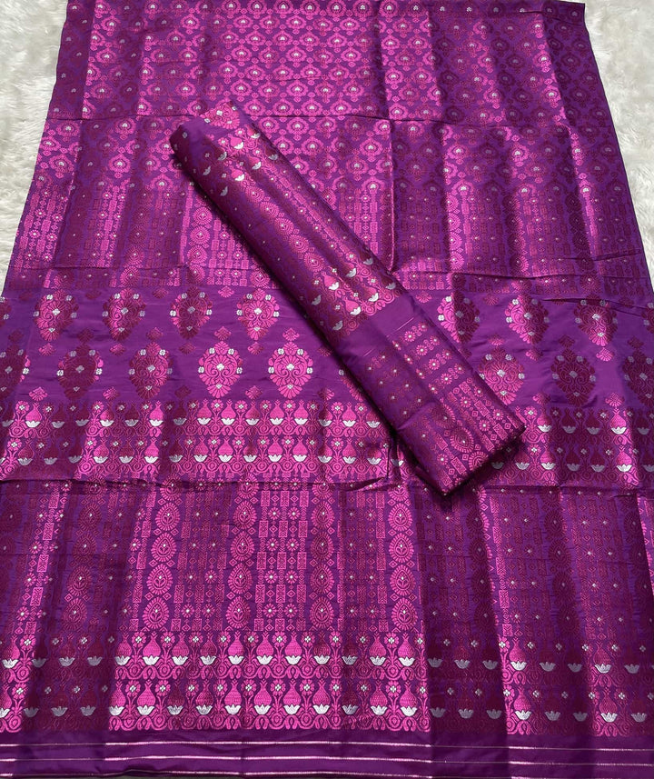 Colouring Jari Mix Set Mekhela Sador