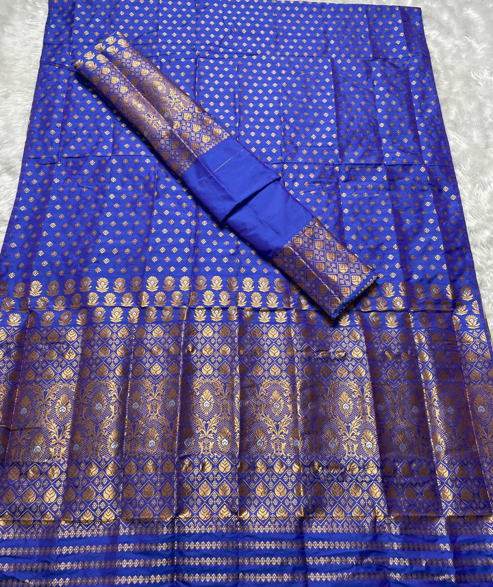 Copper Jari Mix Set Mekhela Sador