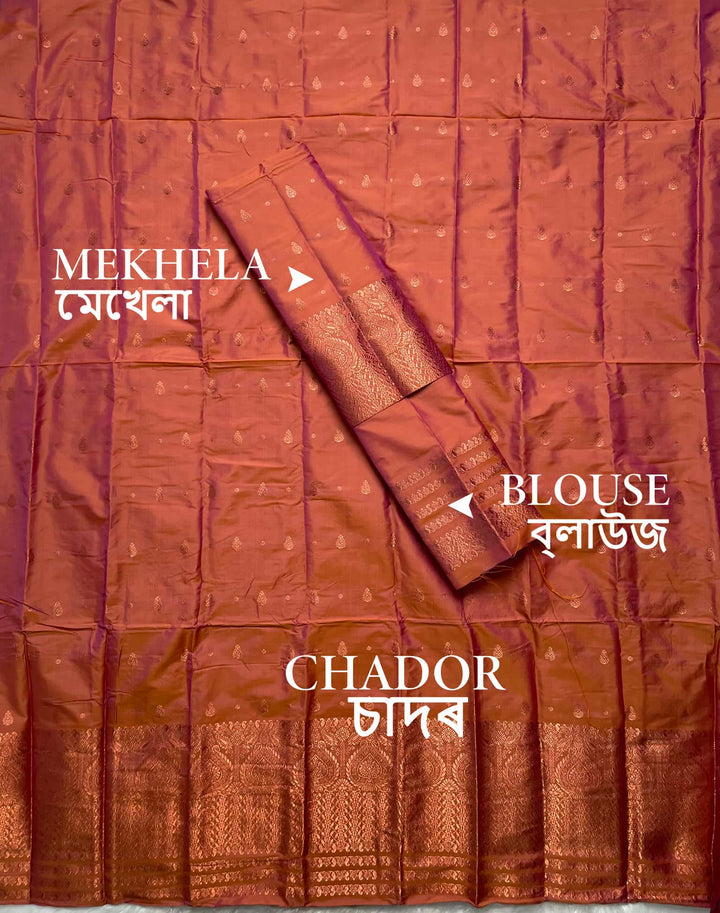 Colouring Jari Mix Set Mekhela Sador