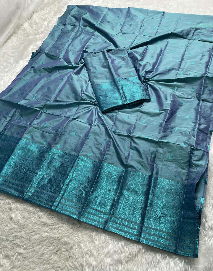 Mix Pat Mekhla Chador - Mix Designs - Clearance Sale