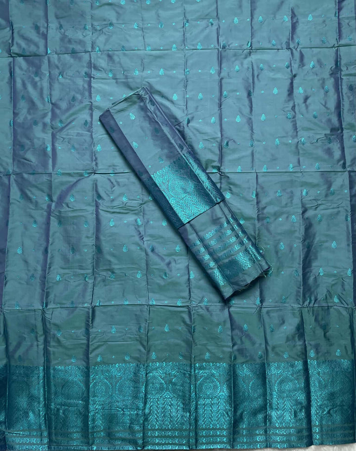 Mix Pat Mekhla Chador - Mix Designs - Clearance Sale