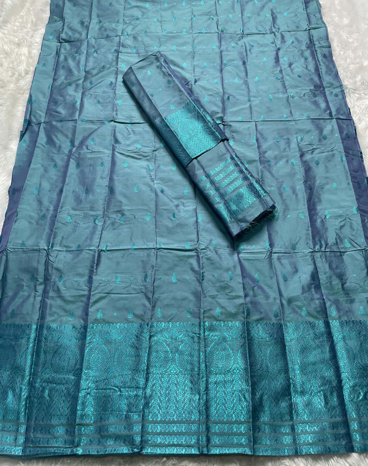 Mix Pat Mekhla Chador - Mix Designs - Clearance Sale