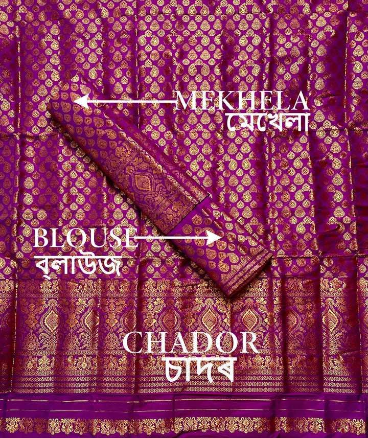 All Over Mix Set Mekhela Sador