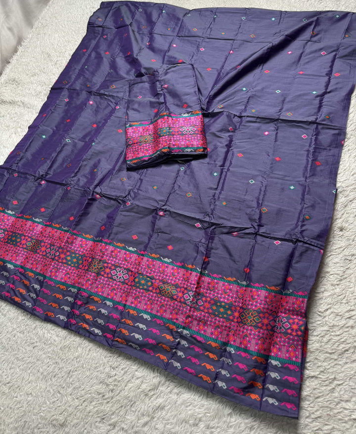 Multi-Dhaga Work Mix Set Mekhela Sador