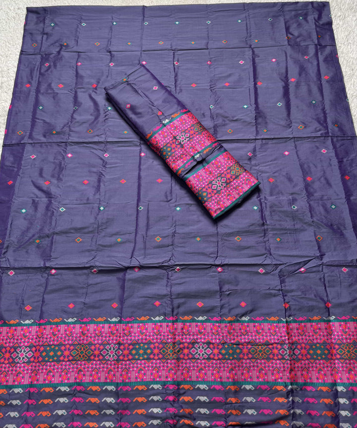 Multi-Dhaga Work Mix Set Mekhela Sador