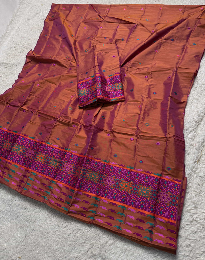 Multi-Dhaga Work Mix Set Mekhela Sador