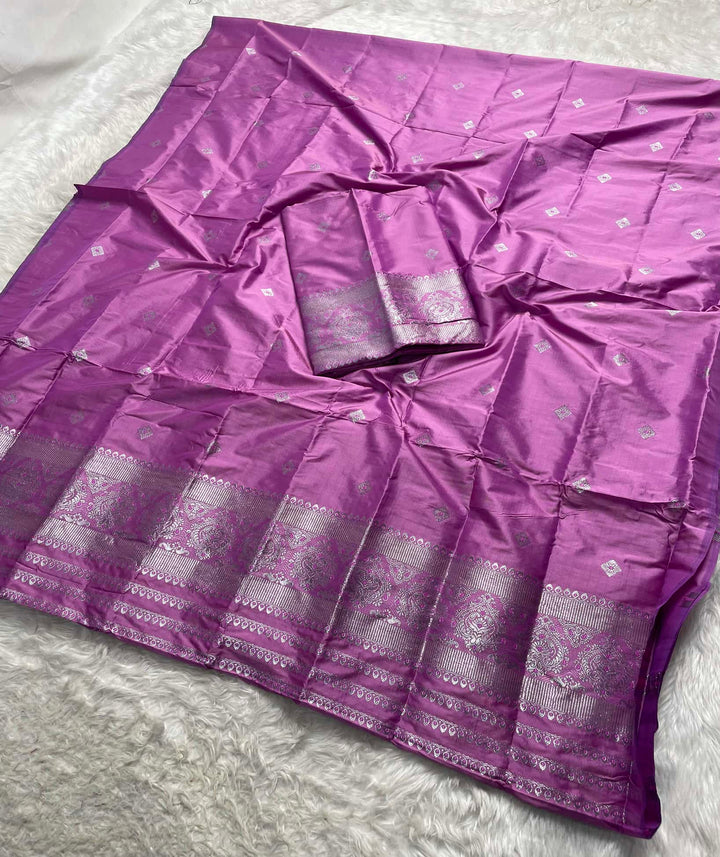 Silver Jari - Dhaga Mina - Mix Set Mekhela Sador