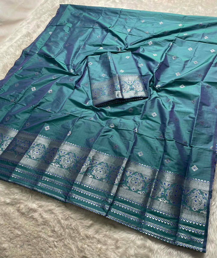 Silver Jari - Dhaga Mina - Mix Set Mekhela Sador