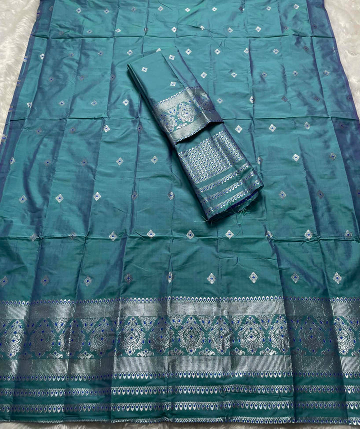 Silver Jari - Dhaga Mina - Mix Set Mekhela Sador