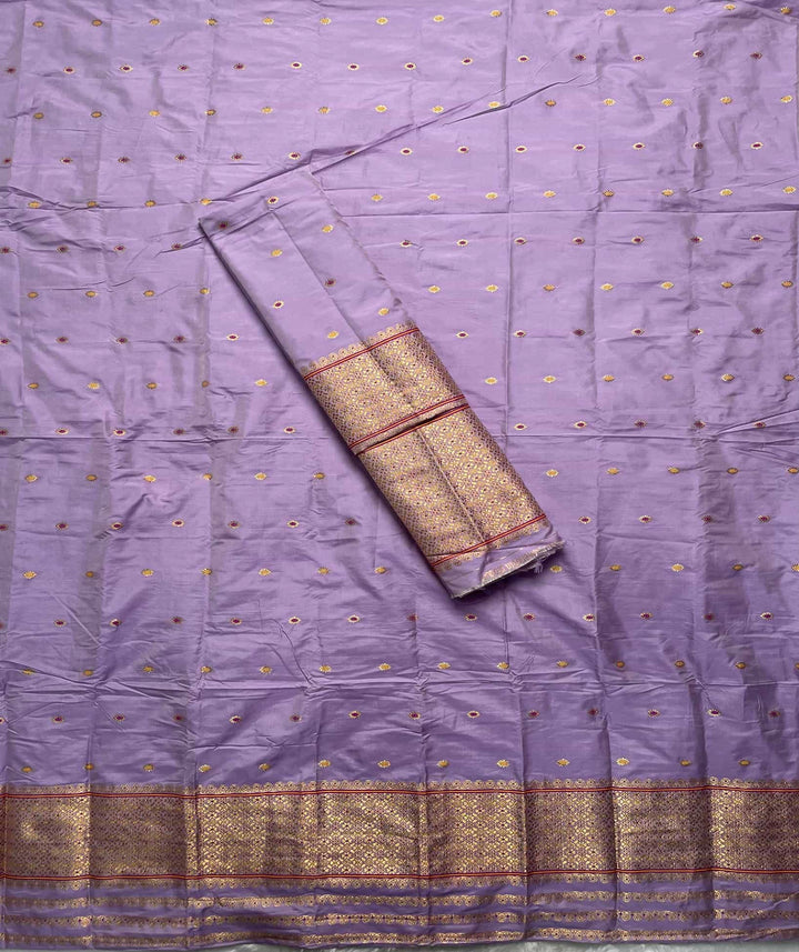 Copper Jari - Dhaga Mina - Mix Set Mekhela Sador