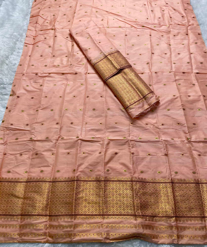 Copper Jari - Dhaga Mina - Mix Set Mekhela Sador