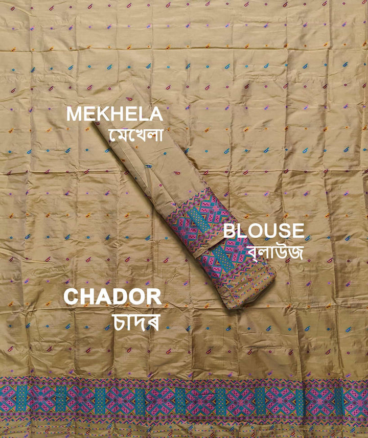 Mix Pat Mekhla Chador - Mix Designs - Clearance Sale