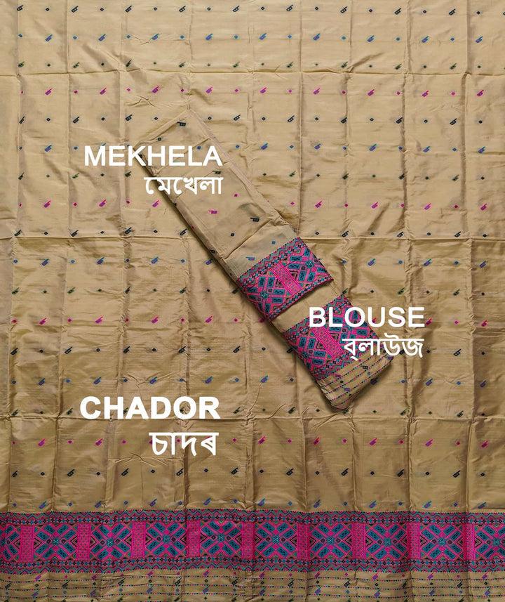Mix Pat Mekhla Chador - Mix Designs - Clearance Sale