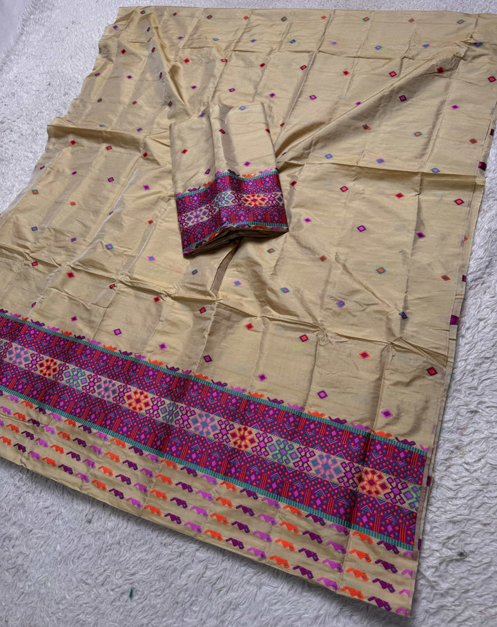 Multi-Dhaga Work Mix Set Mekhela Sador