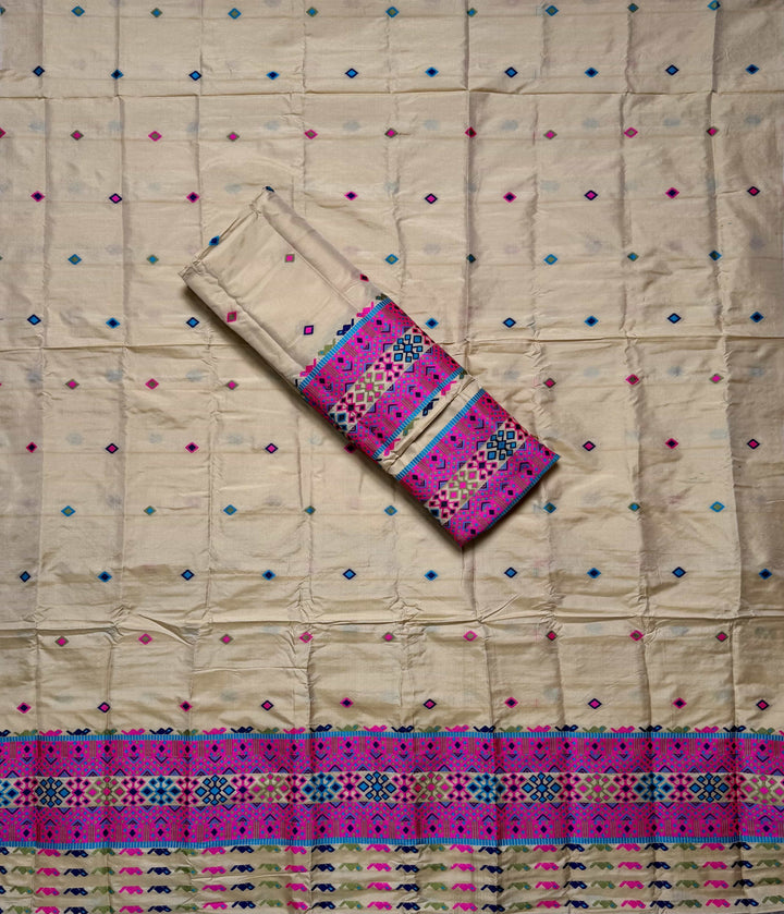 Multi-Dhaga Work Mix Set Mekhela Sador