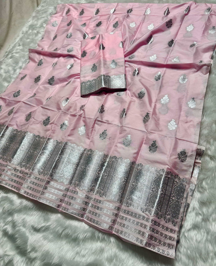 Silver Jari Mix Set Mekhela Sador