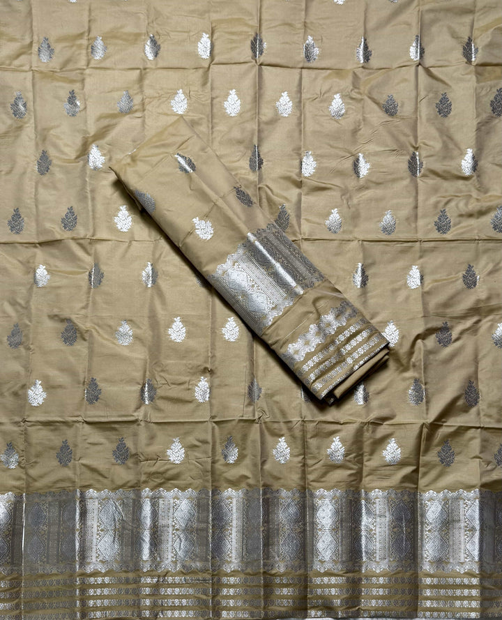 Silver Jari Mix Set Mekhela Sador