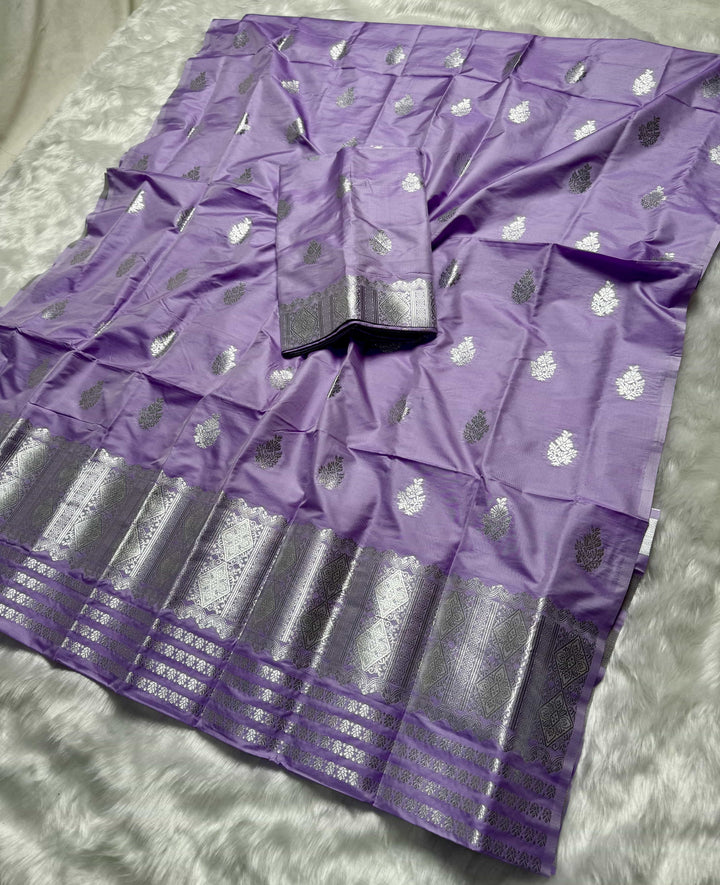 Silver Jari Mix Set Mekhela Sador