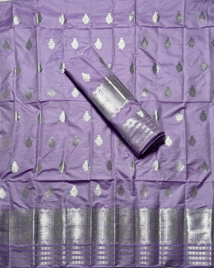 Silver Jari Mix Set Mekhela Sador