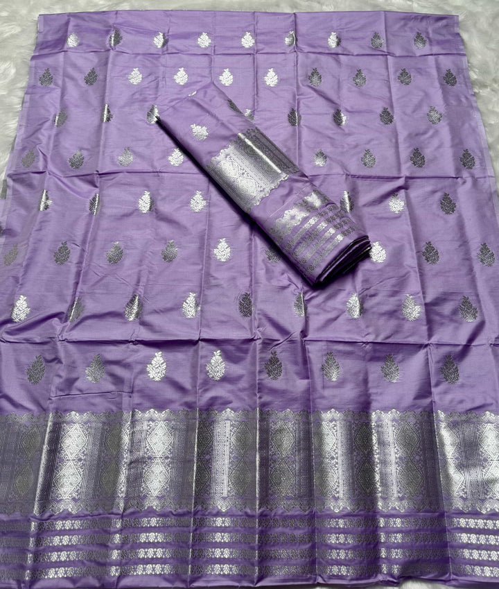 Silver Jari Mix Set Mekhela Sador