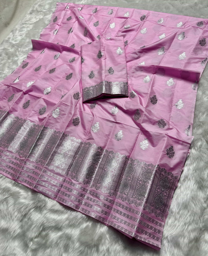 Silver Jari Mix Set Mekhela Sador