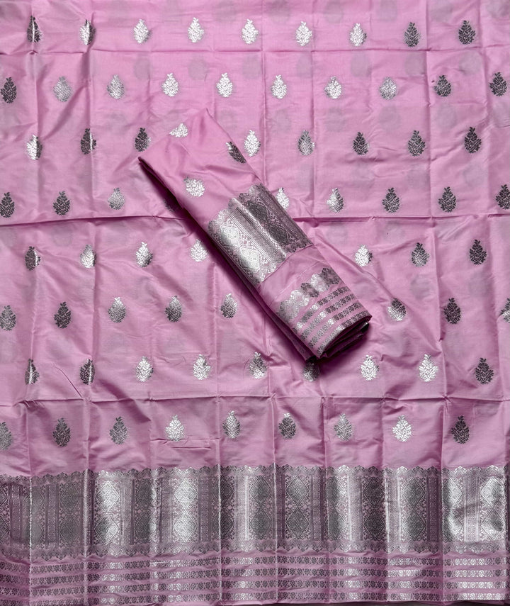 Silver Jari Mix Set Mekhela Sador