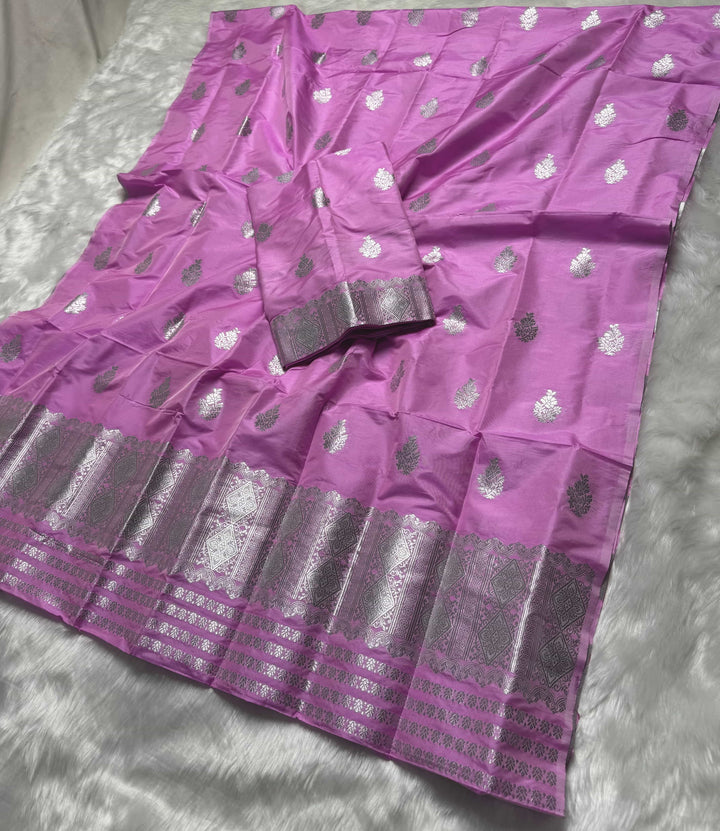 Silver Jari Mix Set Mekhela Sador