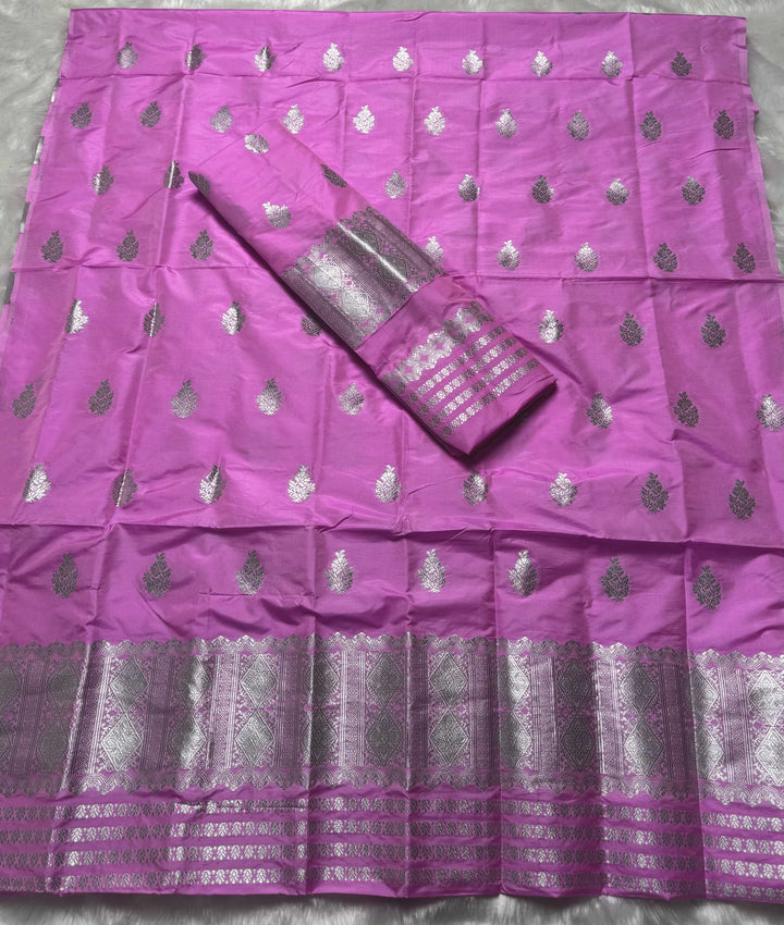 Silver Jari Mix Set Mekhela Sador
