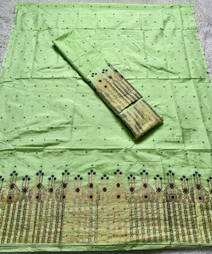 Copper Jari Mix Set Mekhela Sador