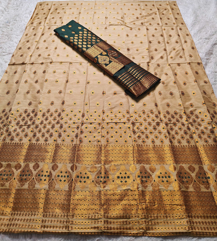 Muga* Contrast Mix Set Mekhela Sador
