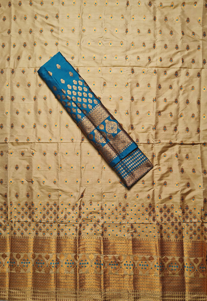 Muga* Contrast Mix Set Mekhela Sador