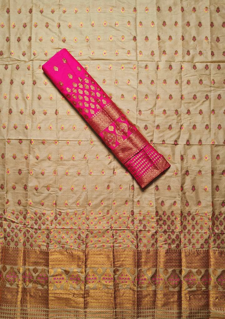 Muga* Contrast Mix Set Mekhela Sador