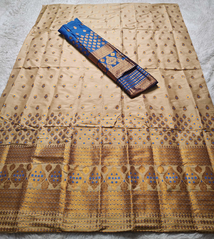 Muga* Contrast Mix Set Mekhela Sador