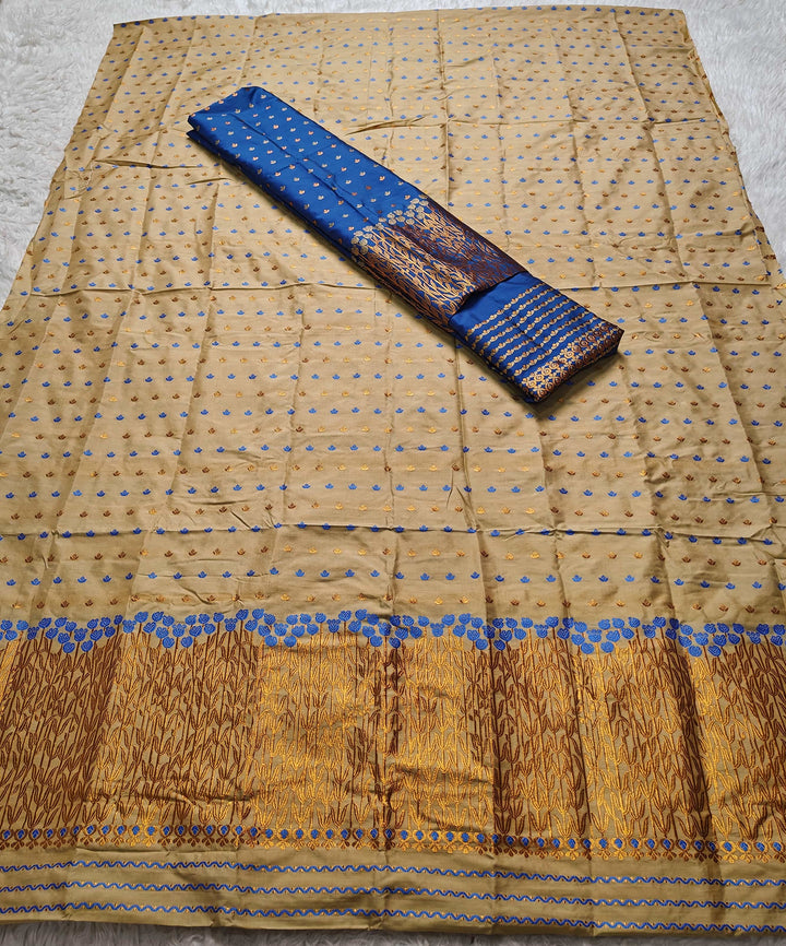 Muga* Contrast Mix Set Mekhela Sador