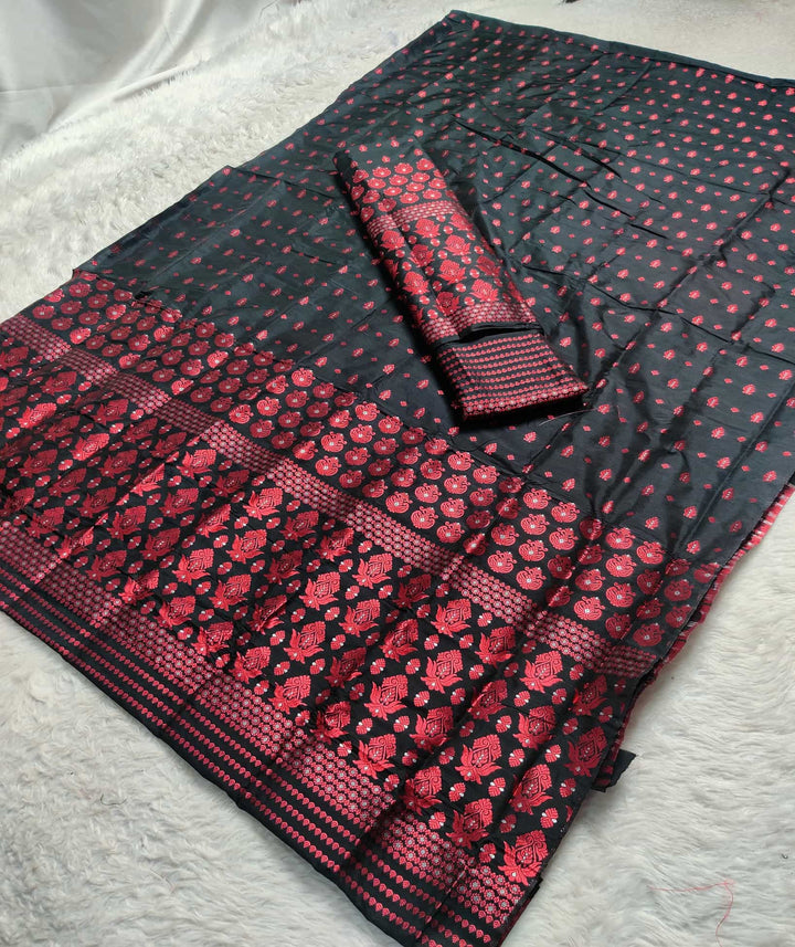 Colouring Jari Mix Set Mekhela Sador