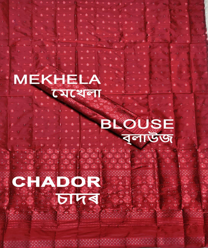 Colouring Jari Mix Set Mekhela Sador