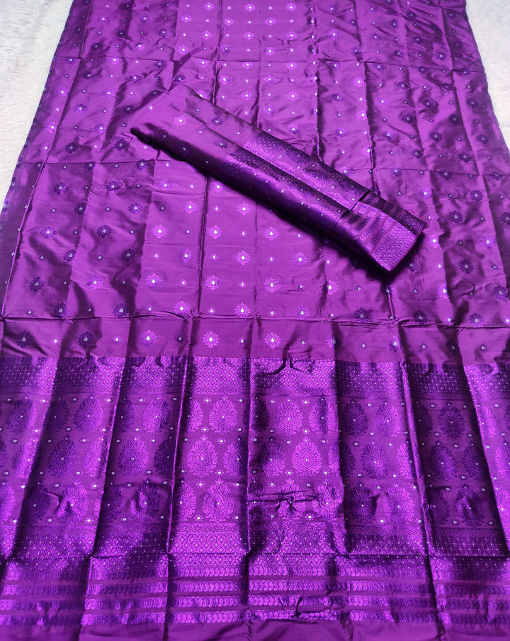 Colouring Jari Mix Set Mekhela Sador