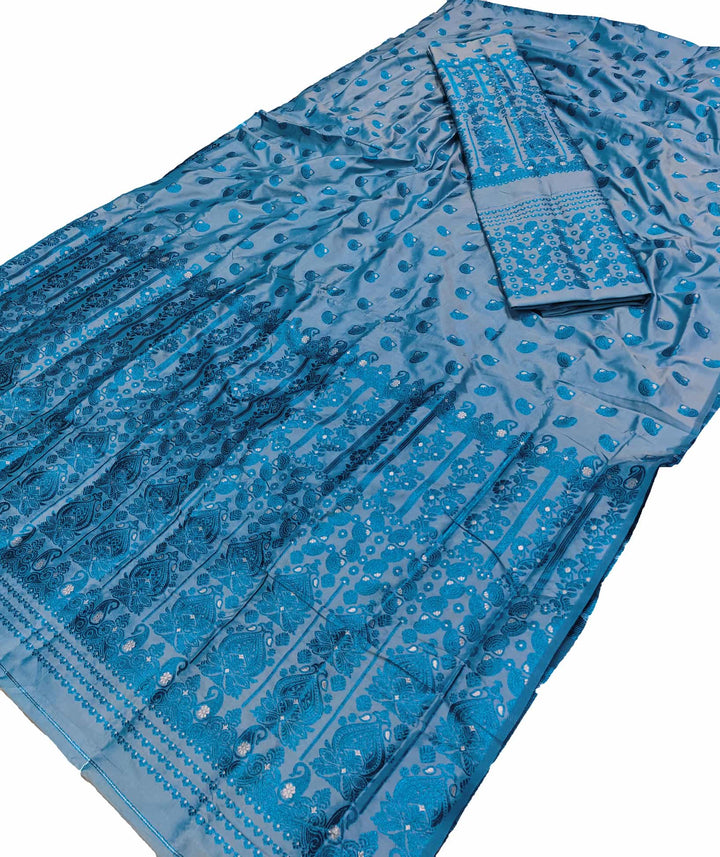 Mix Pat Mekhla Chador - Mix Designs - Clearance Sale