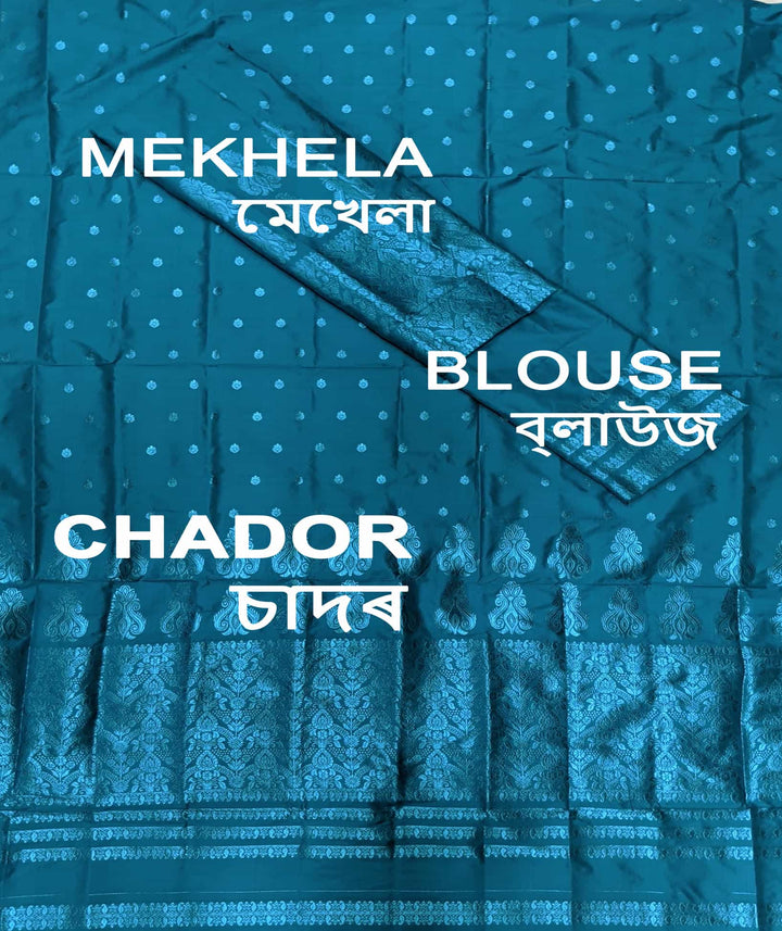Mix Pat Mekhla Chador - Mix Designs - Clearance Sale