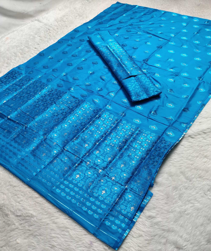 Mix Pat Mekhla Chador - Mix Designs - Clearance Sale