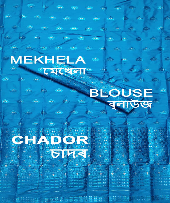 Mix Pat Mekhla Chador - Mix Designs - Clearance Sale