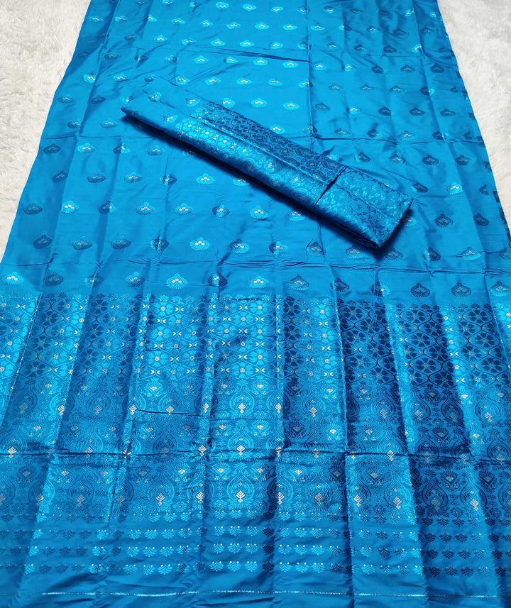 Mix Pat Mekhla Chador - Mix Designs - Clearance Sale