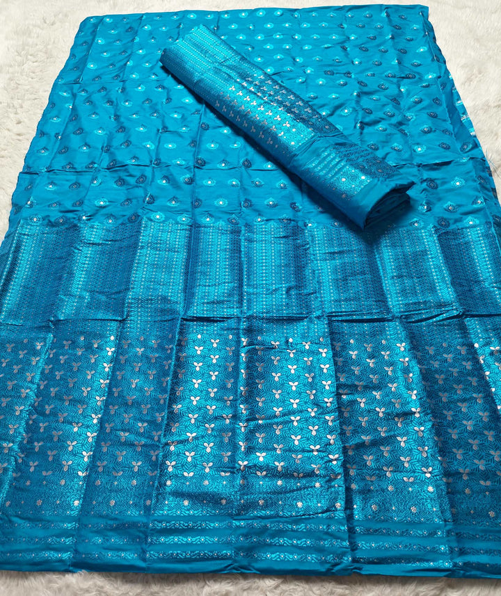 Mix Pat Mekhla Chador - Mix Designs - Clearance Sale