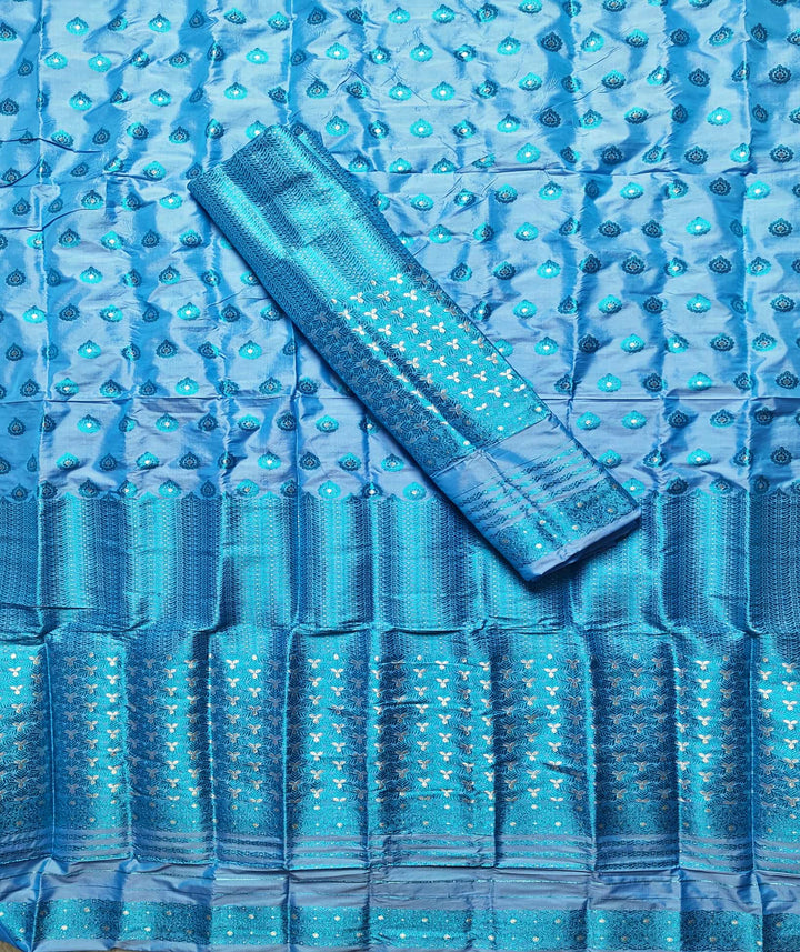 Mix Pat Mekhla Chador - Mix Designs - Clearance Sale