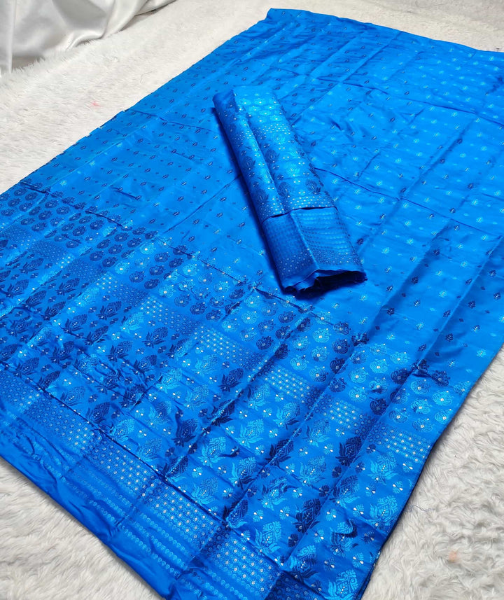 Colouring Jari Mix Set Mekhela Sador